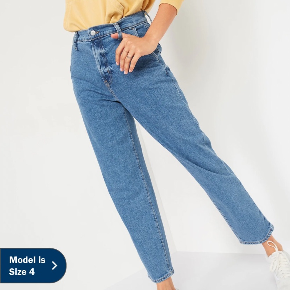 Y2K Sky-Hi Straight Extra High Rise Mom Jeans